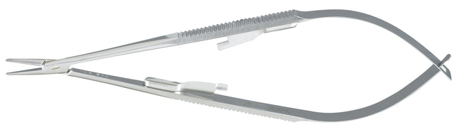 Integra Lifesciences | Miltex 5.5" Castroviejo Straight Needle Holder with Smooth Jaw and Lock, Single | 18-1828