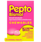 Procter & Gamble | Pepto-Bismol 5 Symptom Digestive Relief Chewable Tablets 48ct | 0149003957