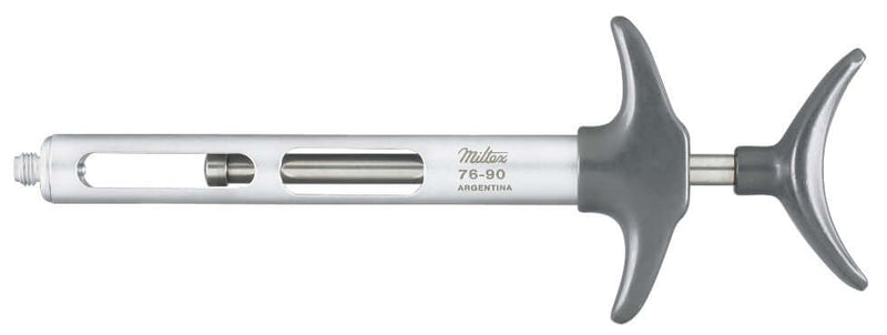 Miltex 1.8 cc Lightweight Self-Aspirating Syringe With Anodized Aluminum Finger 76-90 | SurgiMac Dental Supply