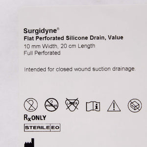 Wound Drain Tube McKesson Brand Silicone Perforated Style 10 Fr. Size Sterile | SurgiMac Dental Supply
