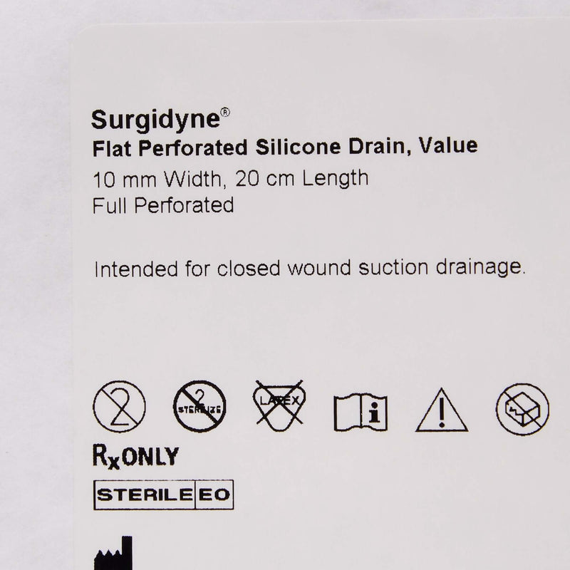 Wound Drain Tube McKesson Brand Silicone Perforated Style 10 Fr. Size Sterile | SurgiMac Dental Supply