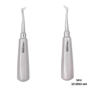 SurgiMac #4R and 4L Seldin Elevator Set, Stainless Steel, Air Series, 2/Pk | SurgiMac Dental Supply