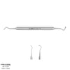 SurgiMac #1/2 Endodontic Plugger, Black, Double-Ended, 1.5mm/ 2.5mm, Smooth, Stainless Steel, Slim series, 1/Pk