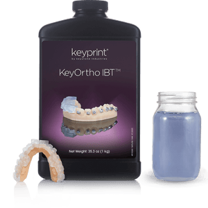 KeyOrtho IBT 3D Resin Material, 1 kg Bottle | SurgiMac Dental Supply
