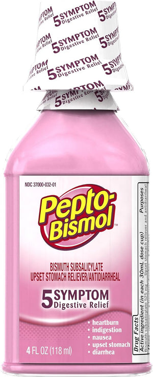 Pepto-Bismol Liquid Original 4 oz, 12/cs 0149010000