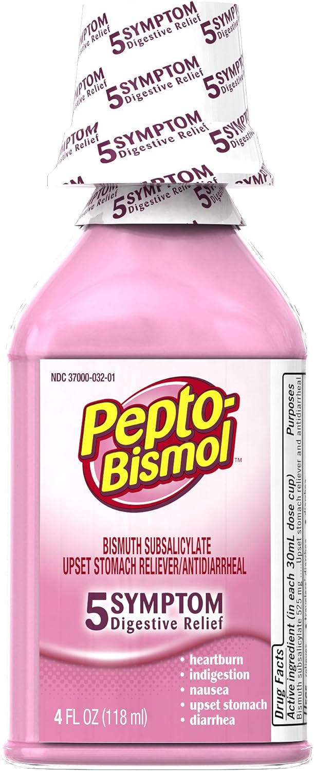 Pepto-Bismol Liquid Original 4 oz, 12/cs 0149010000