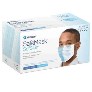 Procedure Earloop Mask, Astm Level 3, 50/Bx, 10 Bx/Cs 2087