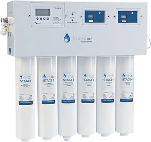 Sterisil AC+ System Produces Autoclave Water (for Water >250 PPM TDS). Incl. UV bulb | SurgiMac Dental Supply