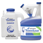 Solmetex PowerScrub Vaccuum Line Cleaner Intro Kit - 64 oz Solution & Side Kick | SurgiMac Dental Supply