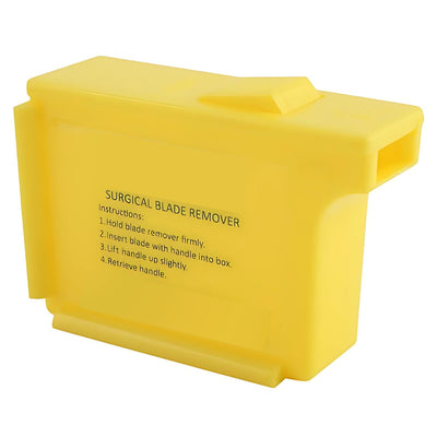 SurgiMac Scalpel Blade Remover, Handheld Disposable Sharps Container, 100/Pk