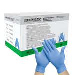 SurgiMac Nitrile Exam Glove, Chemo Tested, Blue, MacSoft, 200/Box, 10Box/Case