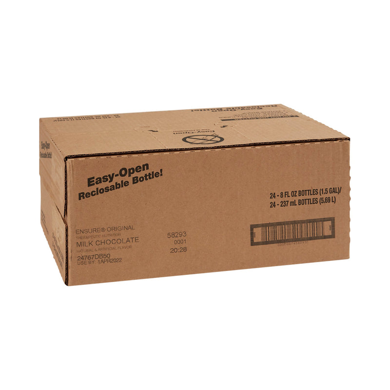 Oral Supplement Ensure Original Therapeutic Nutrition Shake Milk Chocolate Flavor Liquid 58293-1