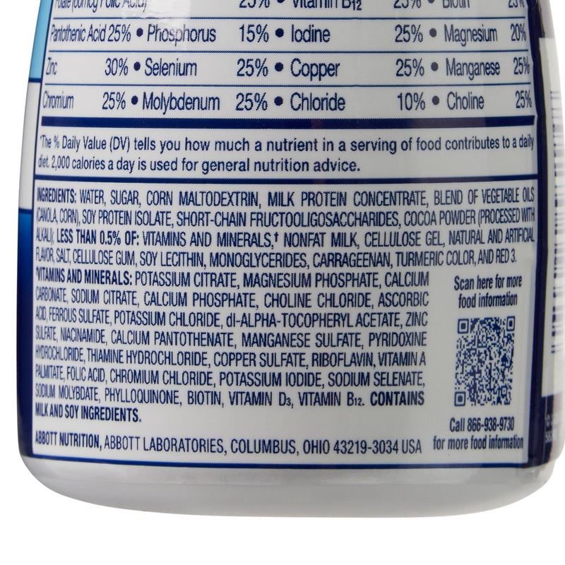 Oral Supplement Ensure Original Therapeutic Nutrition Shake Milk Chocolate Flavor Liquid 58293-1