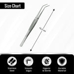 SurgiMac #317 College Cotton and Dressing Pliers, 6" Regular Serrated, Stainless Steel, Eco Series, 1/Pk | SurgiMac Dental Supply