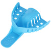 SurgiMac Dental Impression Trays, Blue, Plastic material, Ergonomic Handle  12/Pk
