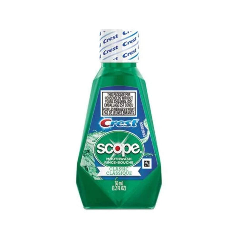 Scope Mouthwash, Classic Original Mint, 36ml, 180/cs 3700097506