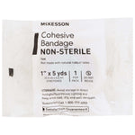 Cohesive Bandage McKesson 1 Inch X 5 Yard Self-Adherent Closure Tan NonSterile Standard Compression | SurgiMac Dental Supply