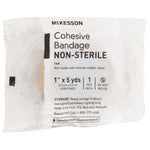 Cohesive Bandage McKesson 1 Inch X 5 Yard Self-Adherent Closure Tan NonSterile Standard Compression | SurgiMac Dental Supply