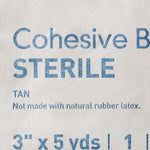 Cohesive Bandage McKesson 3 Inch X 5 Yard Self-Adherent Closure Tan Sterile Standard Compression | SurgiMac Dental Supply