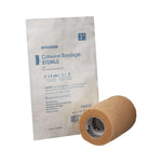 Cohesive Bandage McKesson 3 Inch X 5 Yard Self-Adherent Closure Tan Sterile Standard Compression | SurgiMac Dental Supply