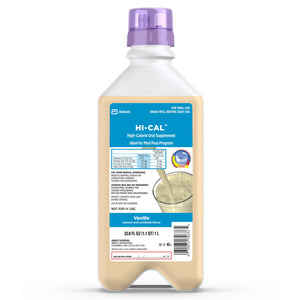 Oral Supplement Hi-Cal Vanilla Flavor Liquid 33.8 oz. Bottle CS/8 58253