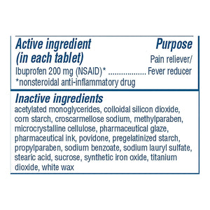 Pain Relief Advil 200 mg Strength Ibuprofen Tablet 100 per Bottle | SurgiMac Dental Supply