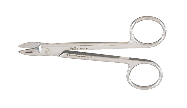 Integra Lifesciences | Miltex 4.25" curved crown and collar scissors with smooth blades | 9D-135