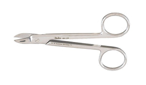 Miltex 4.25" curved crown and Collar Scissors with smooth blades | SurgiMac Dental Supply