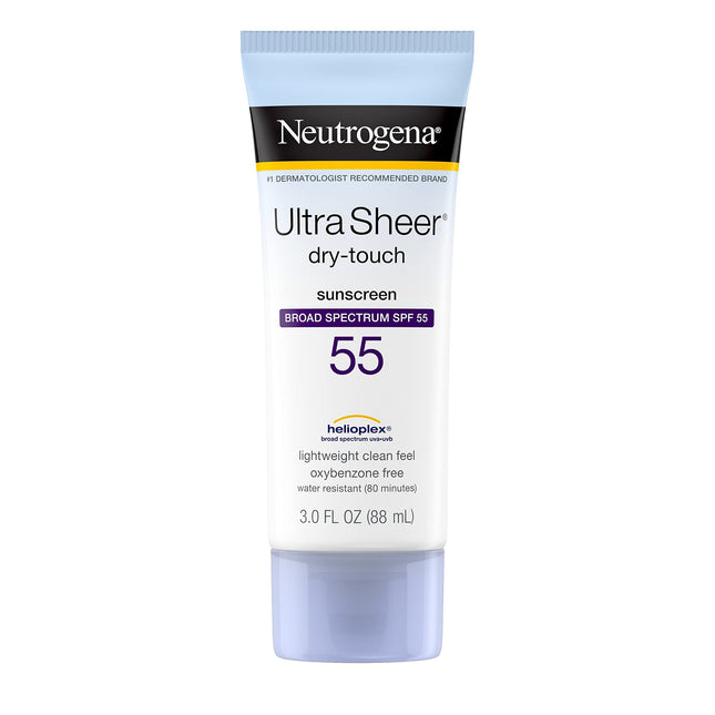 Sunscreen Neutrogena Ultra Sheer SPF 55 Lotion 3 oz. Tube