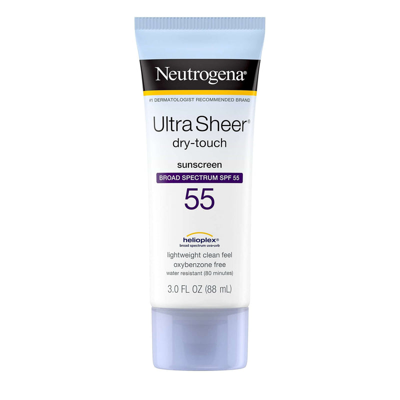 Sunscreen Neutrogena Ultra Sheer SPF 55 Lotion 3 oz. Tube | SurgiMac Dental Supply