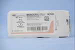 Monocryl™ Plus Poliglecaprone 25 with Irgacare MP Antibacterial Suture P-3 3/8 Circle Precision Reverse Cutting Needle Size 4-0 Monofilament | SurgiMac Dental Supply