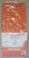 Monocryl™ Plus Poliglecaprone 25 with Irgacare MP Antibacterial Suture P-3 3/8 Circle Precision Reverse Cutting Needle Size 5-0 Monofilament