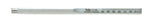 Miltex Mirror Handle Single End, Cone Socket, Octagonal with Ruler 67-688