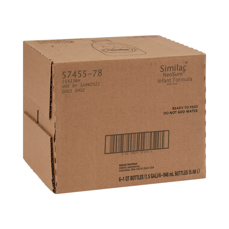 Infant Formula Similac NeoSure Bottle Liquid Iron Premature 57455-1