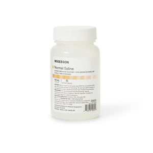 Irrigation Solution - OTC McKesson 0.9% Sodium Chloride Not for Injection Bottle, Screw Top 100 mL