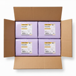 SurgiMac Patient Bibs, 13" x 18" 2-Ply Paper/1-Ply Poly, MacSafe, 125/Pk, 4pk/Case