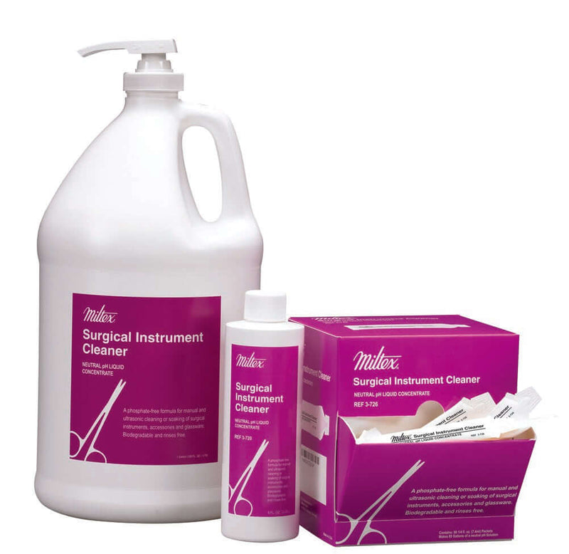 Miltex Surgical Instrument Cleaner, Liquid Concentrate 1 gal. Jug Characteristic Scent 3-725