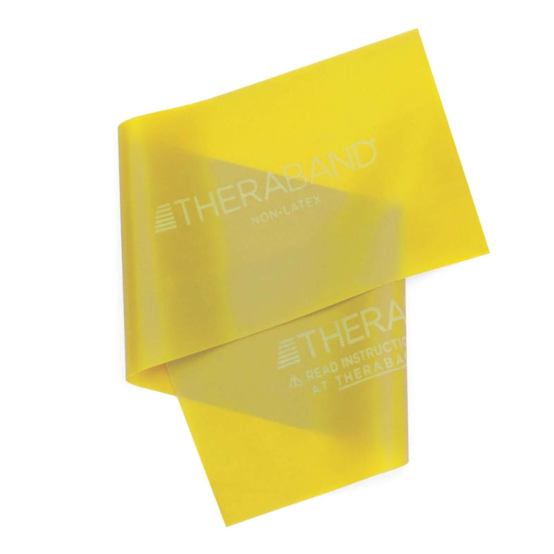 Exercise Resistance Band TheraBand Professional Yellow 25 Yard Length Light Resistance | SurgiMac Dental Supply