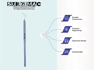 SurgiMac CP-12 Probe, Single-Ended, Stainless Steel, Eco Series, 1/Pk | SurgiMac Dental Supply