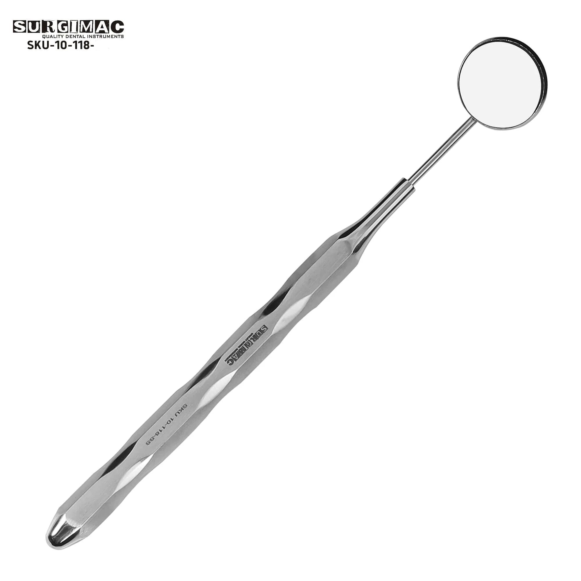  #5 Front Surface Mirror with Ergonomic Handle, Simple Stem