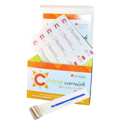 CITRINE 5% Fluoride Varnish Spearmint x 50 x 0.4ml units