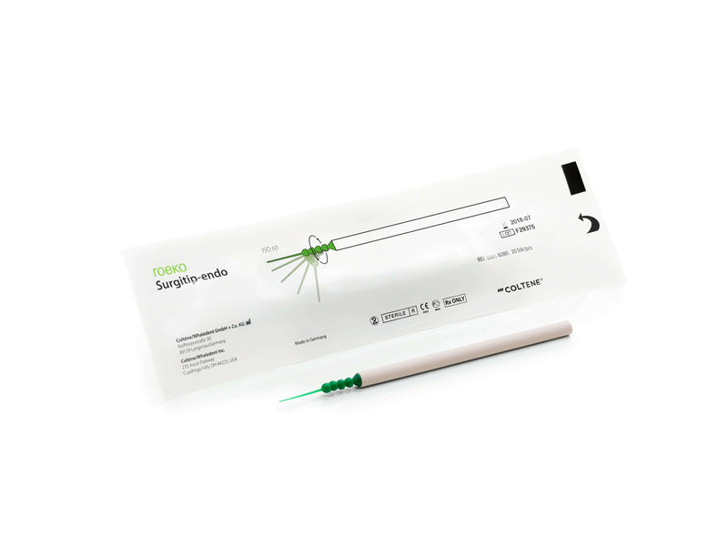 Roeko Surgitip-endo Aspirating Tip 20/Pk. Specially designed to dry root | SurgiMac Dental Supply