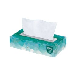 Kleenex Facial Tissue White 8-1/5 X 8-2/5 Inch 100 Count