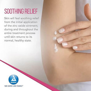 Dynarex Zinc Oxide Ointment, Protective Skin Barrier Ointment, Soothes, Prevents, and Relieves Diaper Rash, Chaffed Skin, and Irritation, White, 72 – 1 oz. Tubes of Ointment | SurgiMac Dental Supply