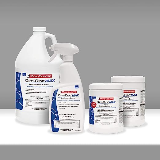 Opti-Cide Max Surface Disinfectant Cleaner Premoistened Wipe M60034