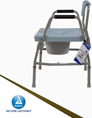 Dynarex Elongated Folding Bedside Commode 10373