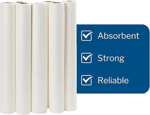 Crepe Table Paper Roll, White, 12 Rolls Per Case 18-6218
