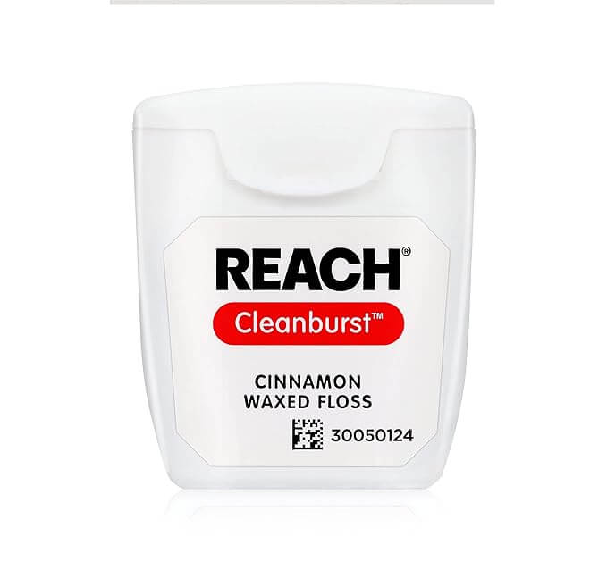 REACH Dental Floss, Clean Burst Cinnamon, 55 yds, 36/cs | SurgiMac Dental Supply
