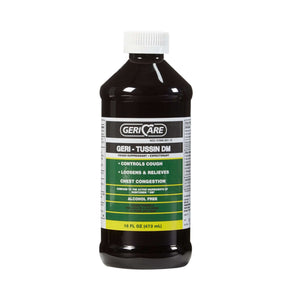 Cold and Cough Relief Geri-Care 100 mg - 10 mg / 5 mL Strength Syrup 16 oz. | SurgiMac Dental Supply