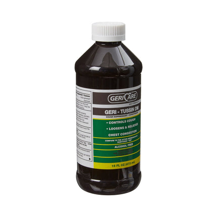 Cold and Cough Relief Geri-Care 100 mg - 10 mg / 5 mL Strength Syrup 16 oz.